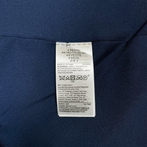 Gap Wool Double Breasted Blazer Jacket - Picture 8 of 8